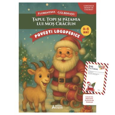 Țapul Țopi și pățania lui Moș Crăciun – poveste logopedică + Scrisoare pentru Moș Crăciun